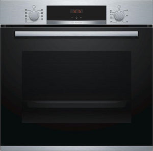 Bosch HBS534BS0B Stainless Steel Serie 4 Built In Single 3D Hot Air Oven