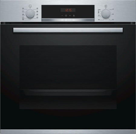 Bosch HBS573BS0B Brushed Steel Single Pyrolytic Multifunction Oven 5 Year Guarantee