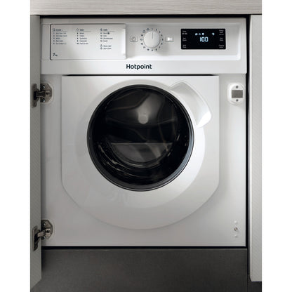 Hotpoint BI WMHG 71484 UK Integrated Washing Machine - White