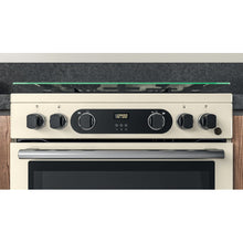 Load image into Gallery viewer, Hotpoint CD67G0C2CJ Jasmin 60cm Double Oven Gas Cooker
