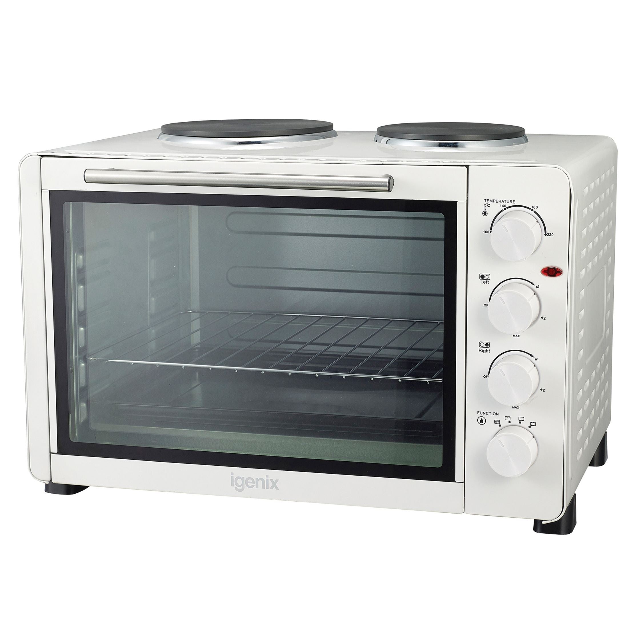 Electric oven with deals hotplates