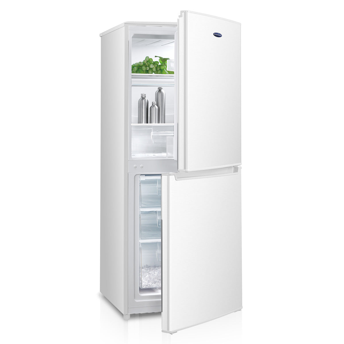 Iceking IK5558EW 55 / 136cm Combi Fridge Freezer
