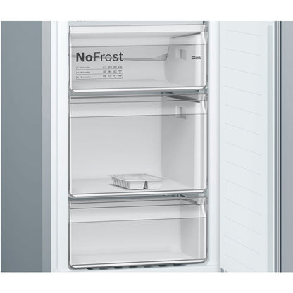 Bosch KGN34NLEAG 60cm Serie 2 Frost Free Fridge Freezer – SILVER