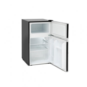 Montpellier MAB2035EK Black Retro Look Under Counter Fridge Freezer 2 Year Guarantee