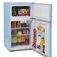 Montpellier MAB2031PB Pastel Blue Retro Look Under Counter Frigde Freezer # 2 Year Guarantee