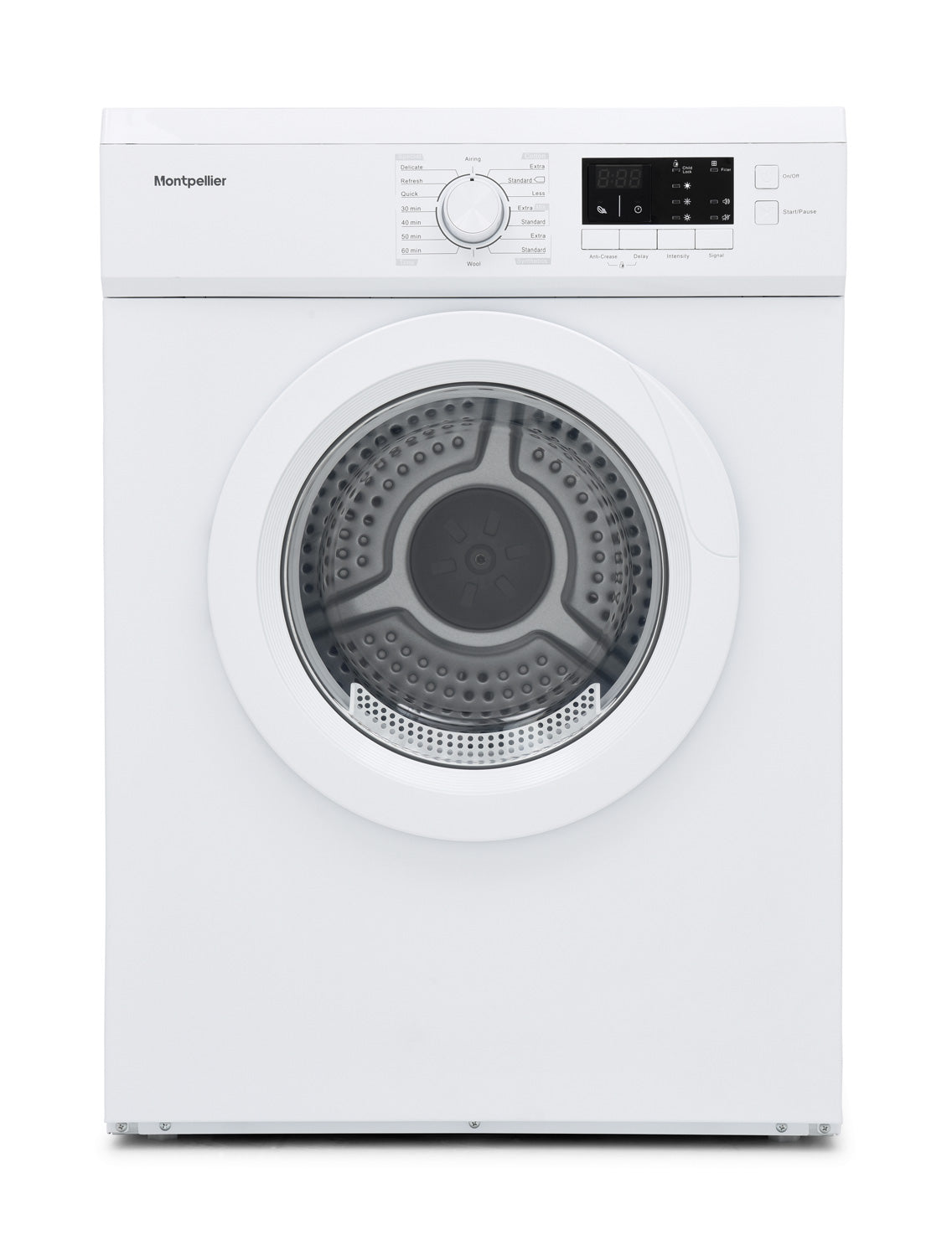 Montpellier MVSD7W Freestanding 7kg Vented Sensor Tumble Dryer