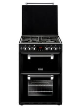 Load image into Gallery viewer, Stoves Richmond 600G Blk Black 60cm Gas Mini Range Cooker 444444726
