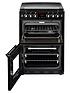 Load image into Gallery viewer, Stoves Richmond 600DF Blk Black 60cm Dual Fuel Mini Range Cooker 444444723
