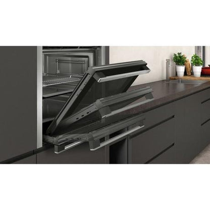 Neff B3ACE4HNOB Slide & Hide Door S/Steel Single Oven