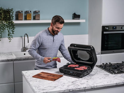Ninja AG551UK Foodi MAX Health Grill & Air Fryer - Black/Stainless Steel