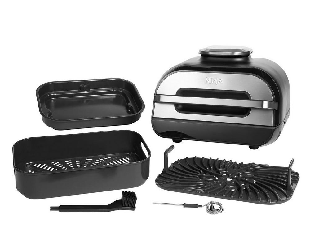 Ninja AG551UK Foodi MAX Health Grill & Air Fryer - Black/Stainless Steel