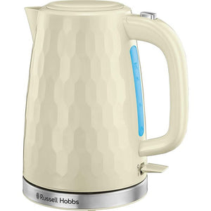 Russell Hobbs 26052 Honeycomb 1.7L Cordless 3000W Kettle - Cream