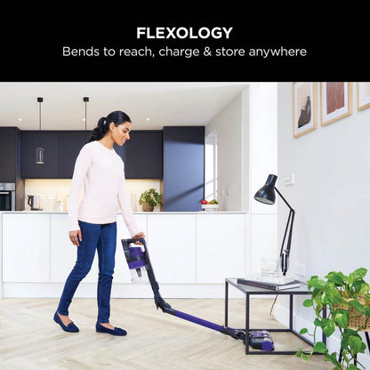 Shark IZ202UK Cordless Stick Vacuum Cleaner - 40 Minutes Run Time - Blue.