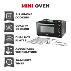 Tower T14045 Table Top 42Litre Oven and Hot Plates