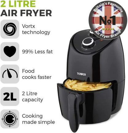 Tower T17087 2 Litre Vortex Air Fryer