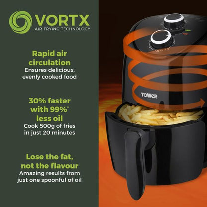 Tower T17087 2 Litre Vortex Air Fryer