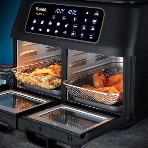 Tower T17102 Vortx Vizion 11L Dual AirFryer