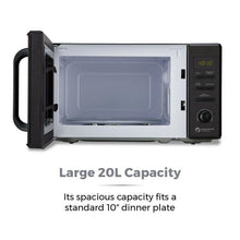 Load image into Gallery viewer, Tower T24037BLK Black Mirror Door 20 Litre Microwave Oven
