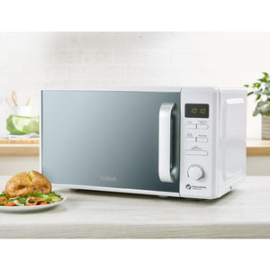 Tower T24037WHT White Mirror Door 20 Litre Microwave Oven