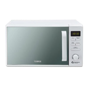 Tower T24037WHT White Mirror Door 20 Litre Microwave Oven