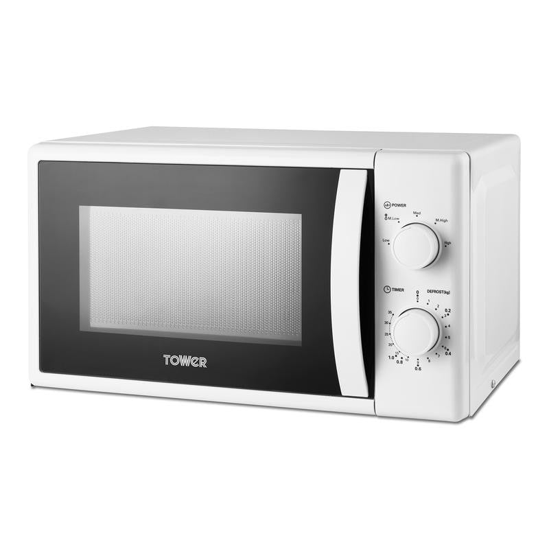 Tower T24034WHT White 20Litre 700W Microwave Oven