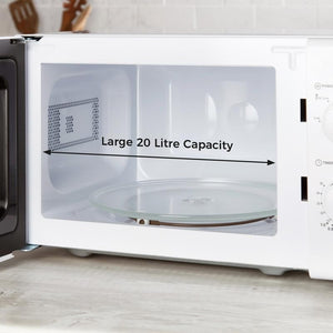 Tower T24034WHT White 20Litre 700W Microwave Oven