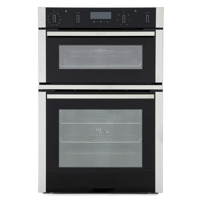 Neff U2ACM7HN0B N50 Pyrolytic CircoTherm Built In Double Oven – Stainless Steel