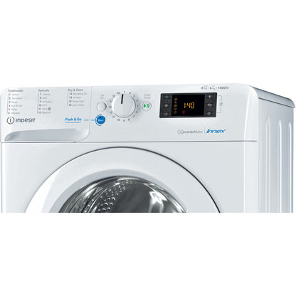 Indesit BDE86436WVUK 8Kg Wash 6Kg Dry 1400 Spin Washer Dryer