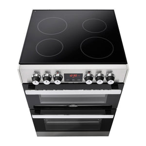 Belling Cookcentre 60E SS Stainless Steel Electric Double Oven Cooker. 444410819