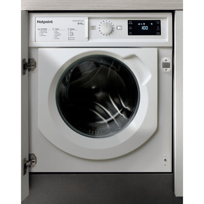 Hotpoint BIWDHG861485 Integrated Washer Dryer 8Kg Wash 6Kg Drying