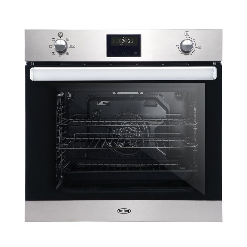 Belling BI602FPSTA Stainless Steel Single Fanned Progammable Oven