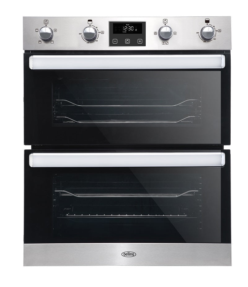 Belling BI702FPCT Sta Stainless Steel Built Under Electric Double Oven 44444783