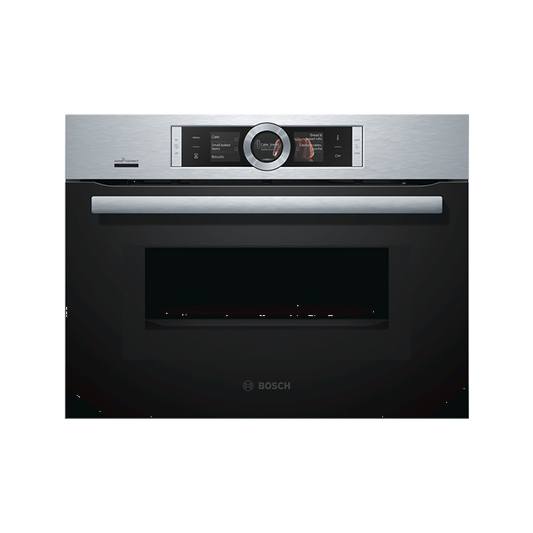 Bosch Serie 8 CMG656BS6B Built in Compact Oven & Microwave