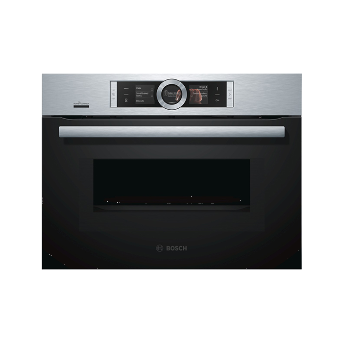 Bosch Serie 8 CMG656BS6B Built in Compact Oven & Microwave