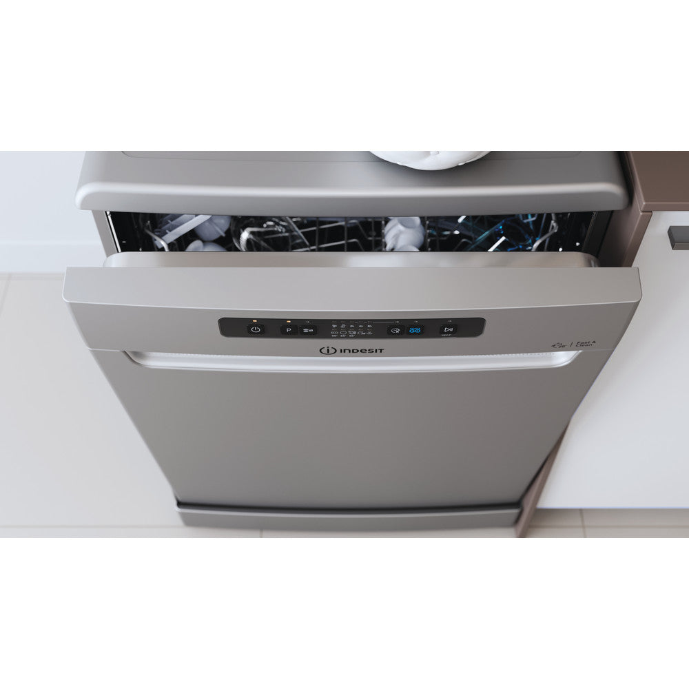 Indesit My Time DFC2B16SUK Dishwasher - Silver