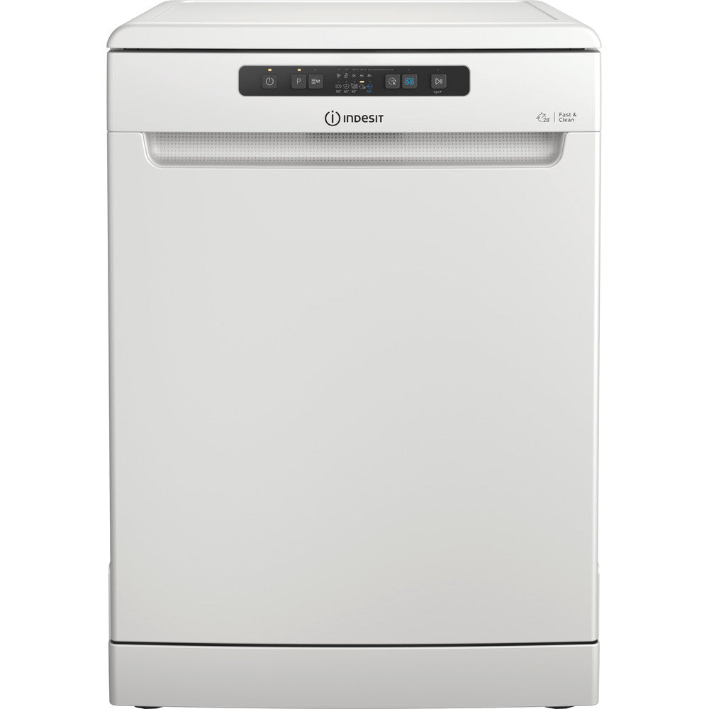 Indesit DFC2C24UK 14 Place Push&Go 28 Min Wash Dishwasher - White