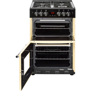 Belling Farmhouse 60G Black Gas Double Oven Cooker 444444717