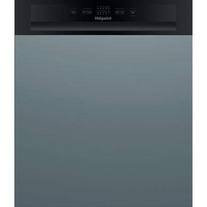 Hotpoint Aquarius HBC2B19UKN Black Semi-Integrated Dishwasher