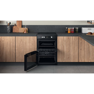 Hotpoint HDM67I9H2CB Black Induction Hob Cooker
