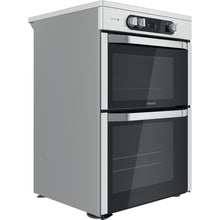 Load image into Gallery viewer, Hotpoint HDM67I9H2CX/UK Induction Hob Double Oven Cooker - Inox
