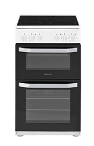 Hotpoint Cloe HD5V92KCW White 50cm Oven & Grill Cooker