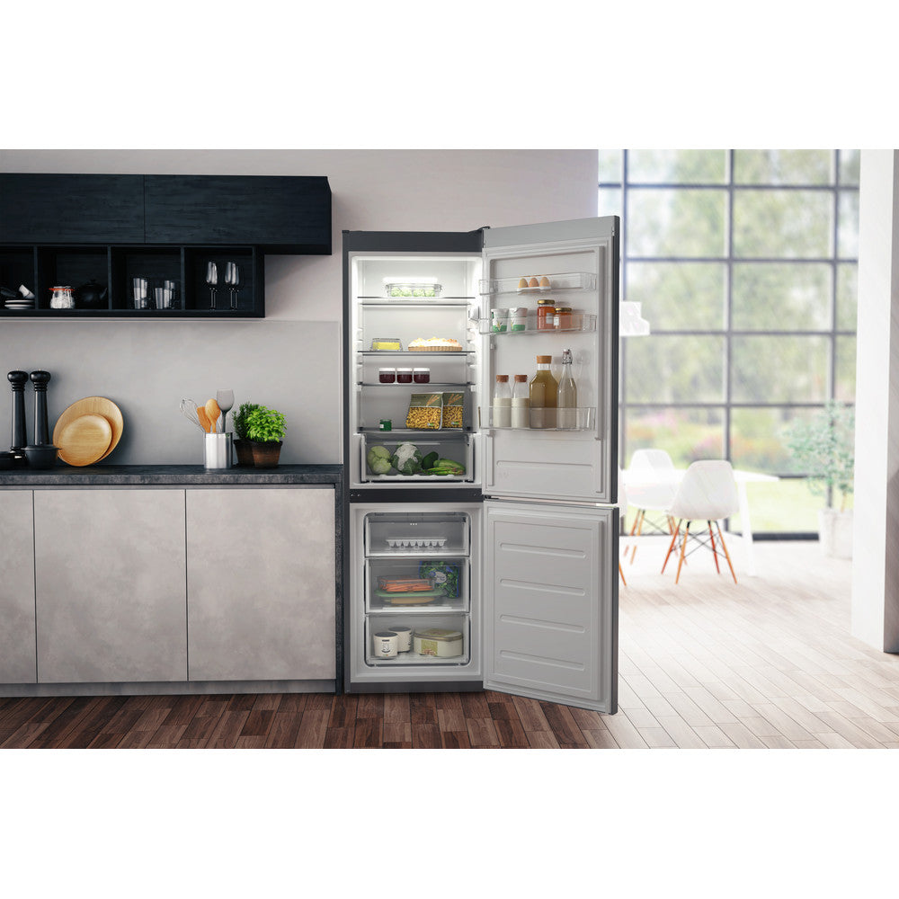 Hotpoint H1NT821EOX Fridge Freezer -  Stainless Steel