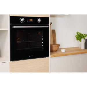 Indesit Aria IFW6340BL UK Electric Single Built-in Oven in Black