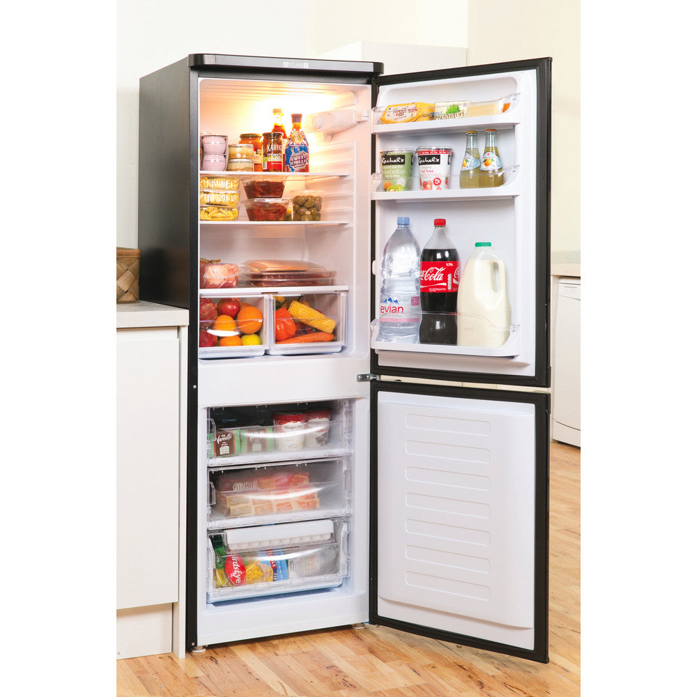 Indesit IBD5515B1 UK Low Frost Fridge Freezer 55x157cm- Black