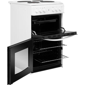 Indesit ID5E92KMW White 50cm Twin Cavity Electric Cooker