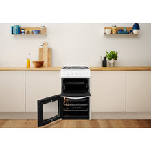 Load image into Gallery viewer, Indesit ID5G00KMW/UK Gas Cooker - White
