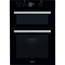 Load image into Gallery viewer, Indesit Aria IDD6340BL Electric Double Built-in Oven in Black
