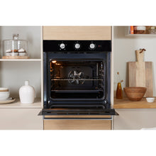 Load image into Gallery viewer, Indesit IFW6330BL Built-In Single Electric Fan Oven Black
