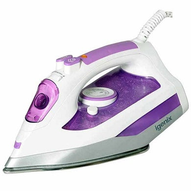 Igenix IG3121 2000W Steam Iron White/Purple