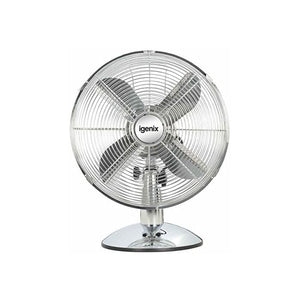 Igenix DF1250 12 Inch Retro Desk Fan Chrome